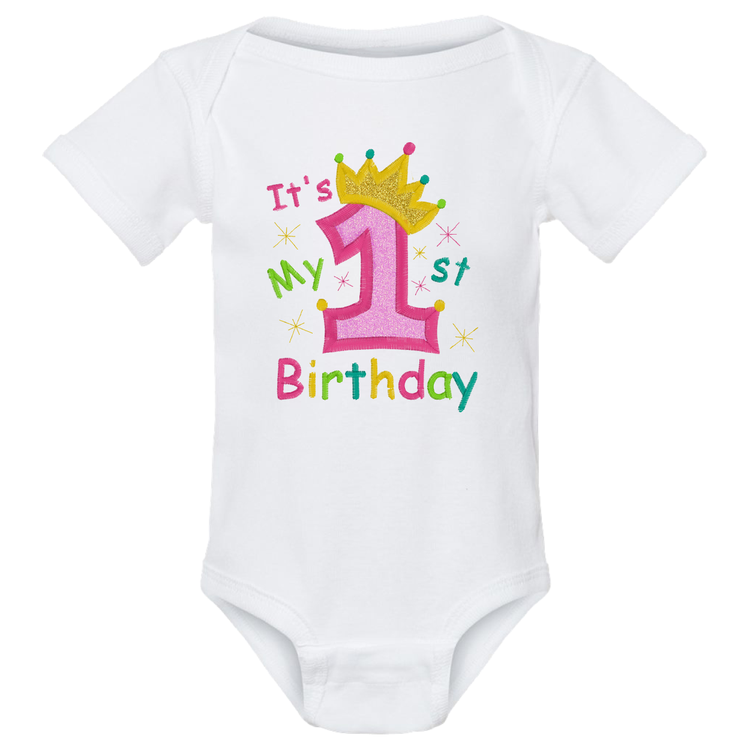 It's My 1st Birthday Onesie