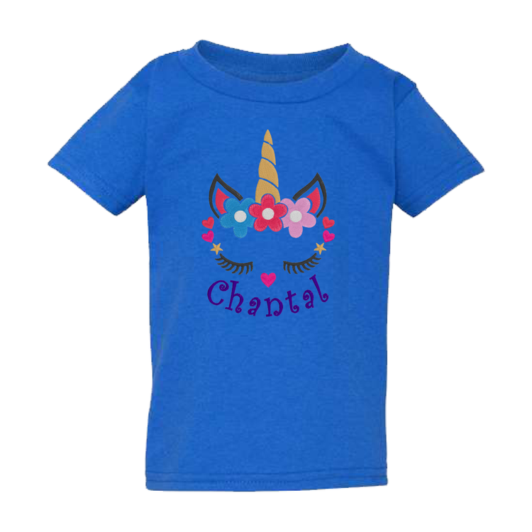 Custom Unicorn Toddler T-Shirt