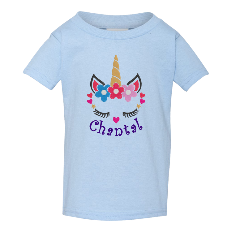 Custom Unicorn Toddler T-Shirt