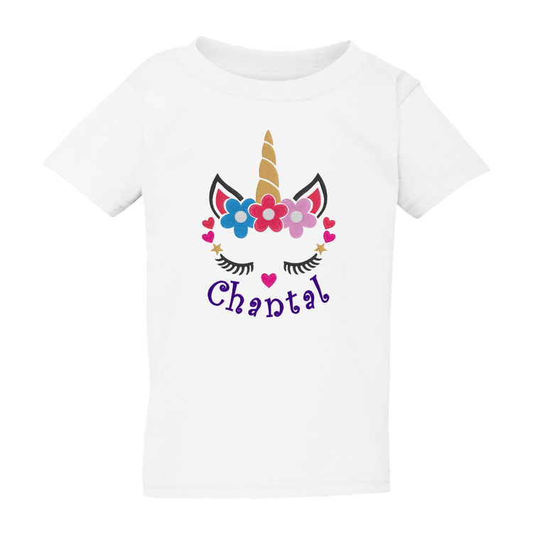 Custom Unicorn Toddler T-Shirt