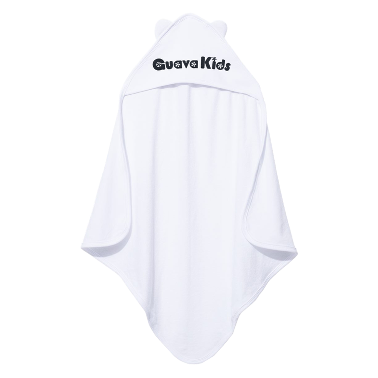 Custom White Hooded Towel with Ears